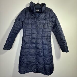 The North Face Metropolis II Parka Down Coat Navy Long M
